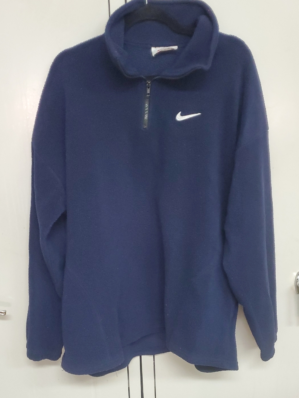 Nike Navy Blue Half-Zip Fleece Pullover